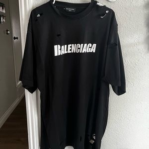Distressed Men’s Balenciaga Shirt